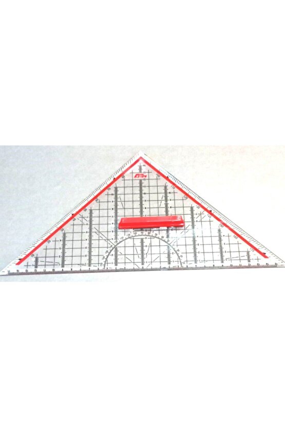 Aristo Cetveli 32 Cm - 3 Kenarlı Geometry Triangle Ruler