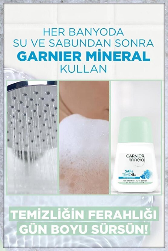 Mineral Saf Ve Temiz Kadın Roll-on Deodorant 3600542035149