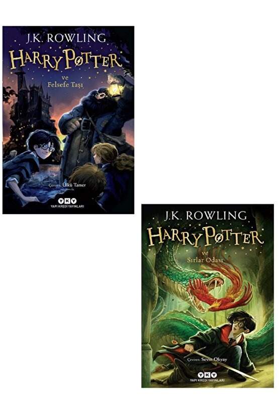 Harry Potter Serisi 1. ve 2. Kitapları Felsefe Taşı - Sırlar Odası Toplam 2 Kitap