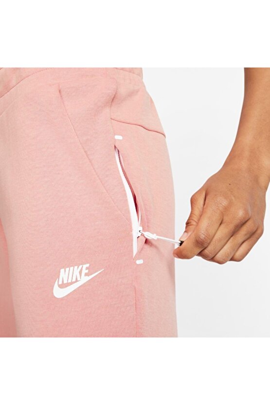Sportwear Tech Fleece Pink Trousers Pembe Eşofman Altı