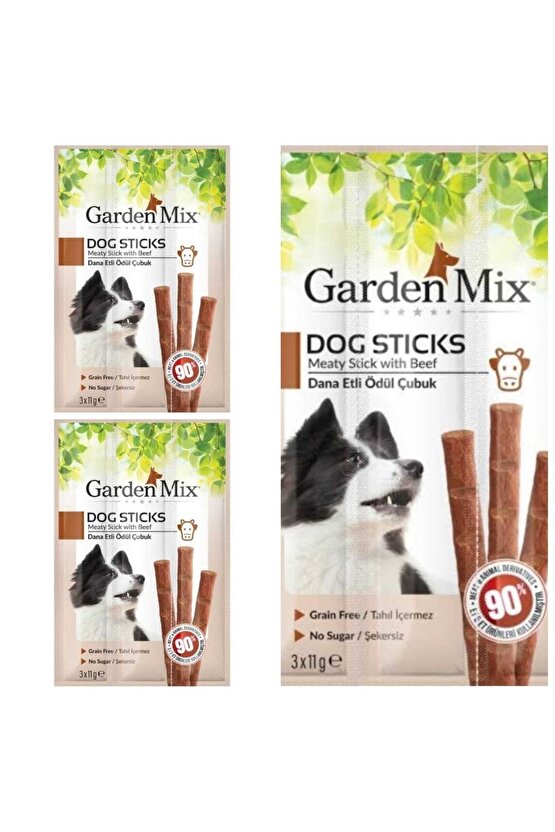 Neo Pet Market Dana Etli Köpek Stick Ödül 3*11g- 3 Paket