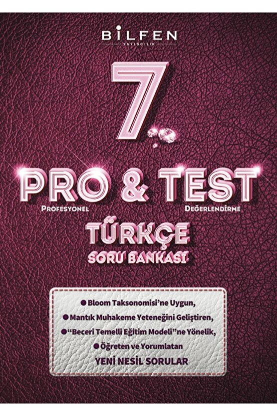 Bilfen 7. Sınıf Türkçe Protest Soru Bankası Bilfen Yayıncılık