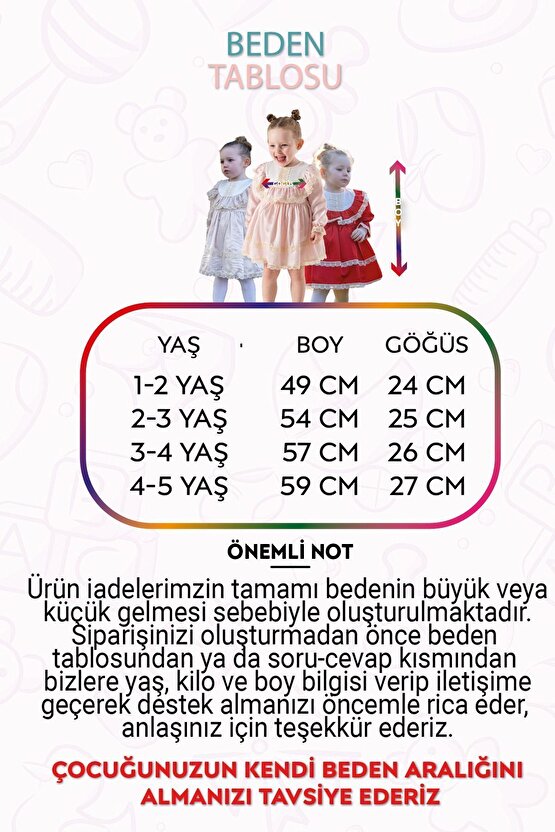 Kız Bebek Elbise Kız Çocuk Elbise Doğum Günü Parti Düğün Elbise Astarlı saten uzun kol