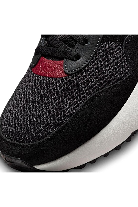Air Max Systm Leather Mens Sneaker Hakiki Deri Erkek Siyah Spor Ayakkabı