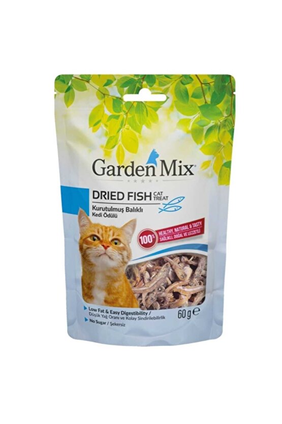 Neo Pet Market Garden Mix Kurutulmuş Balıklı Kedi Ödülü 60 gr