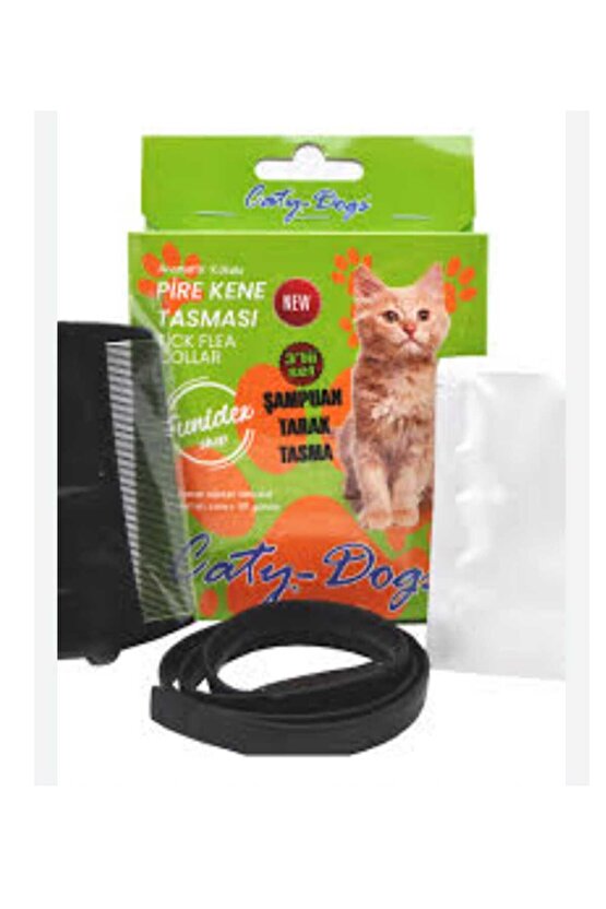 Neo Pet Market Funidex Kedi Dış Etkenlere Karşı 3 lü Set Tasma Tarak Şampuan