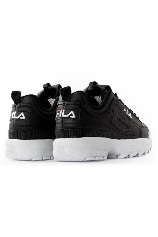 Disruptor Low Unisex Sneaker Siyah Yüksek Taban Günlük Spor Ayakkabı