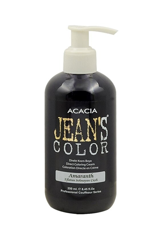 Jeans Color Eflatun Solmayan Çiçek 250ml. Amaranth Amonyaksız Balyaj Renkli Saç Boyası