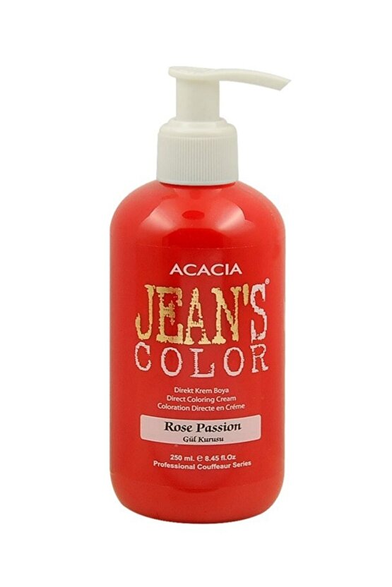 Jeans Color Gül Kurusu 250ml. Rose Passıon Amonyaksız Balyaj Renkli Saç Boyası