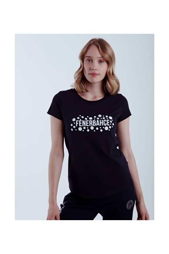 Lisanslı Kadın Tribün Bubble T-shirt