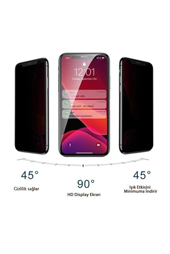 Asus ROG Phone 6D Ultimate Privacy Hayalet Nano Ekran Koruyucu Film
