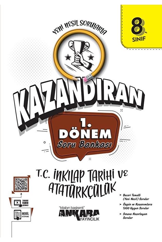 8.sınıf Lgs Kazandıran 8.sınıf 1.dönem T.c Inkılap Tarihi Ve Atatürkçülük Soru Bankası