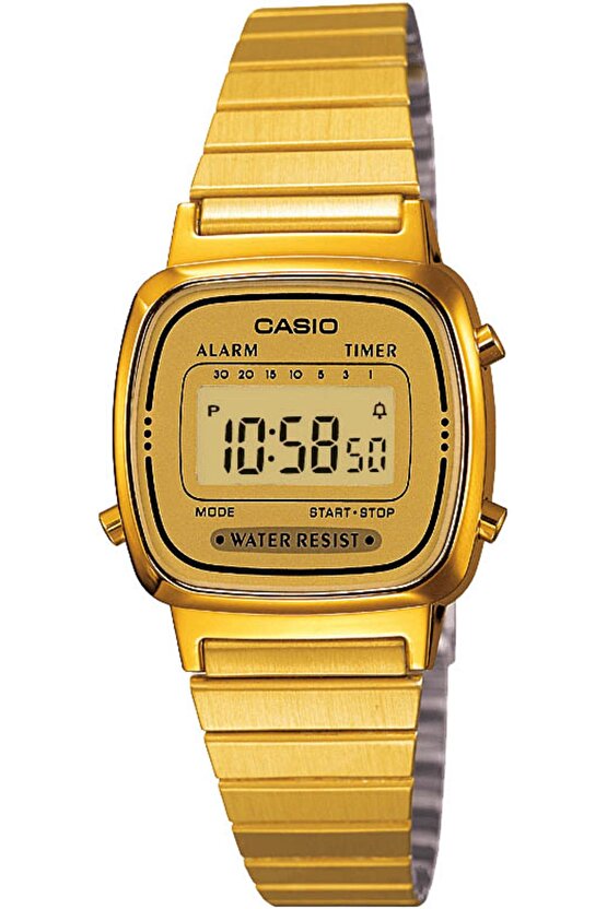 La670wga-9df Retro Gold Dijital Kol Saati