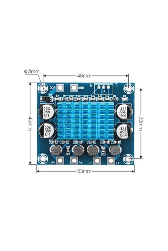 Tpa3110 2x15w Streo Çift Kanal Uyumlu Amfi Devresi Xh-a232