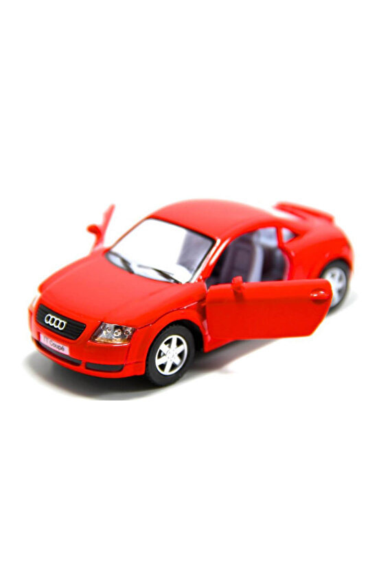 Audi Tt Coupe Kırmızı 1:32 Metal Çek Bırak Araba (Kinsmart) 