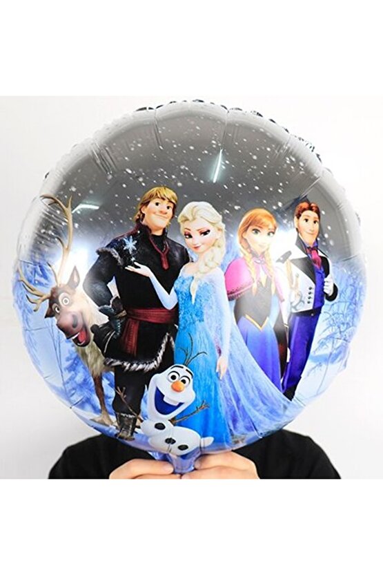 Frozen Elsa 9 Yaş Balon Set Karlar Ülkesi Frozen Elsa Konsept Doğum Günü Parti Helyum Balon Buketi