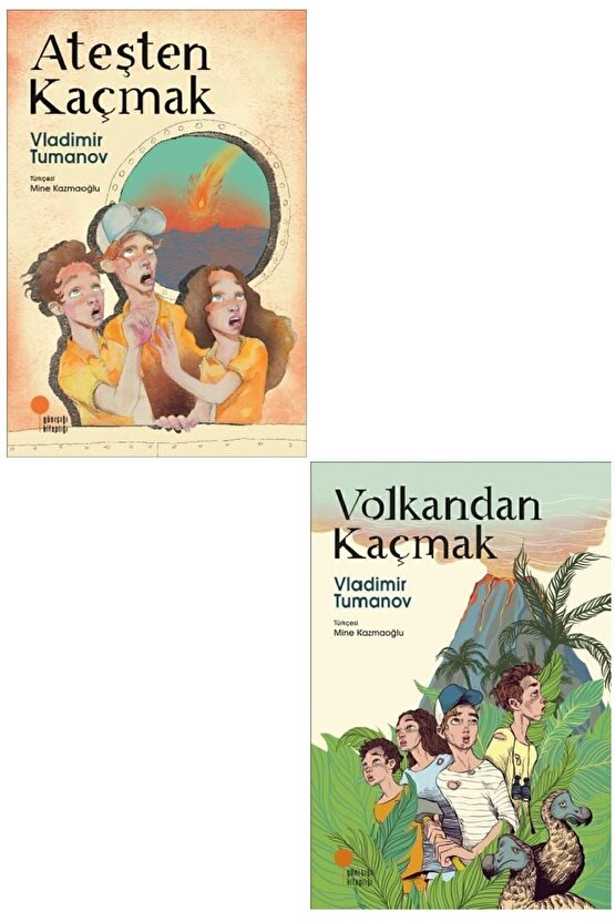 Vladimir Tumanov 2 Kitap Set  Ateşten Kaçmak + Volkandan Kaçmak