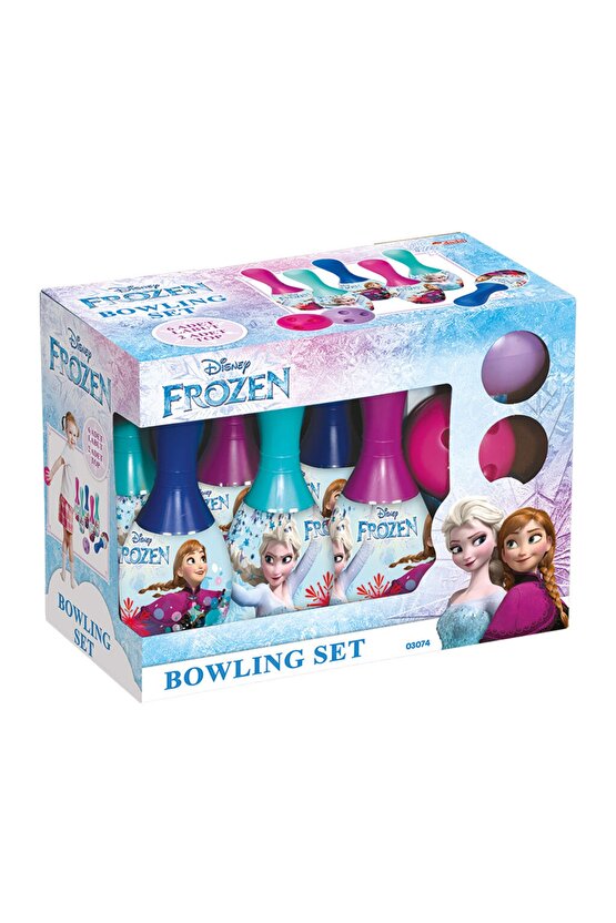 Frozen Bowling Seti - Spor Oyuncakları - Bovling Seti - Karlar Ülkesi Bowling Seti