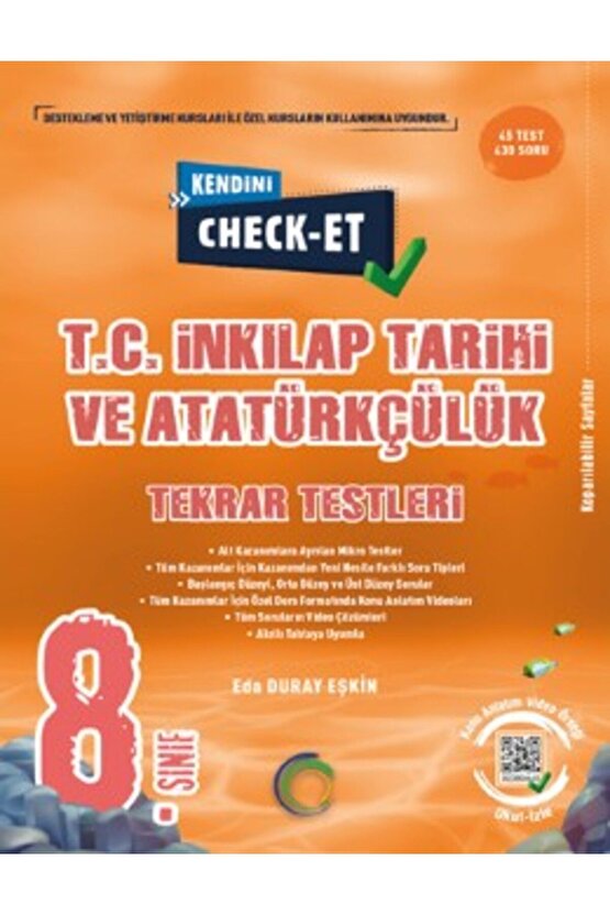 8. Sınıf Kendini Check - Et T. C. Inkılap Tarihi