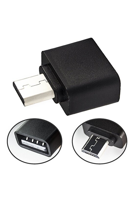 MİKROUSB Otg Connect Kit Usb To MİKRO USB Dönüştürücü Çevirici Aparat Adaptör
