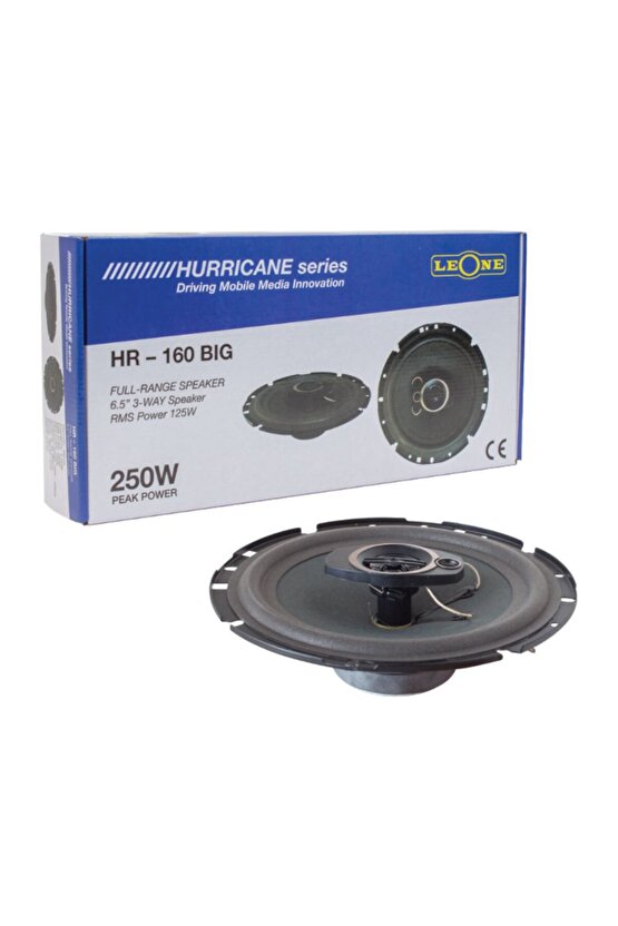 Hr-160 Bıg 16 Cm 4 Ohm 2li Takım 250 Watt Oto Hoparlör