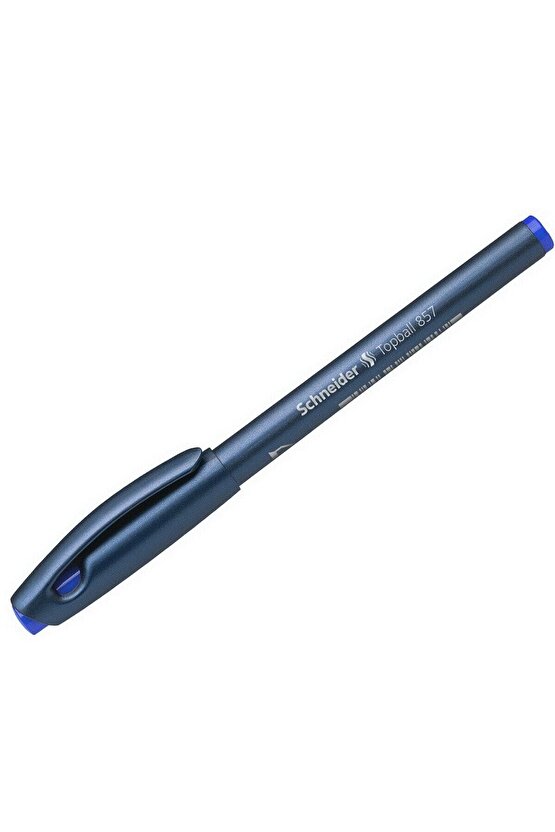 Mavi Topball 857 0.6 mm Yuvarlak Uçlu Pilot Kalem scr096