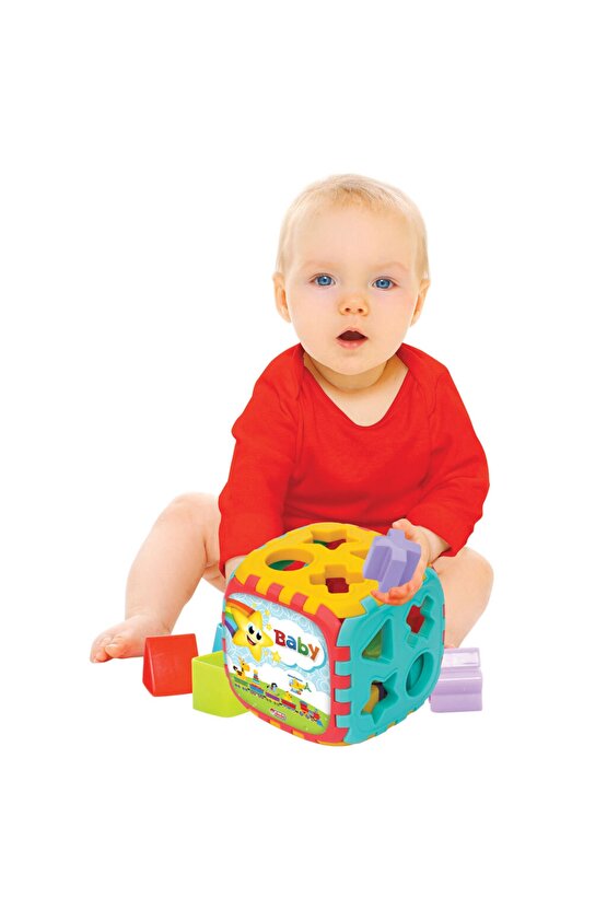 Büyük Bul Tak Küp - Bebek Oyuncakları - Eğitici Oyuncaklar - Bebek Ürünleri