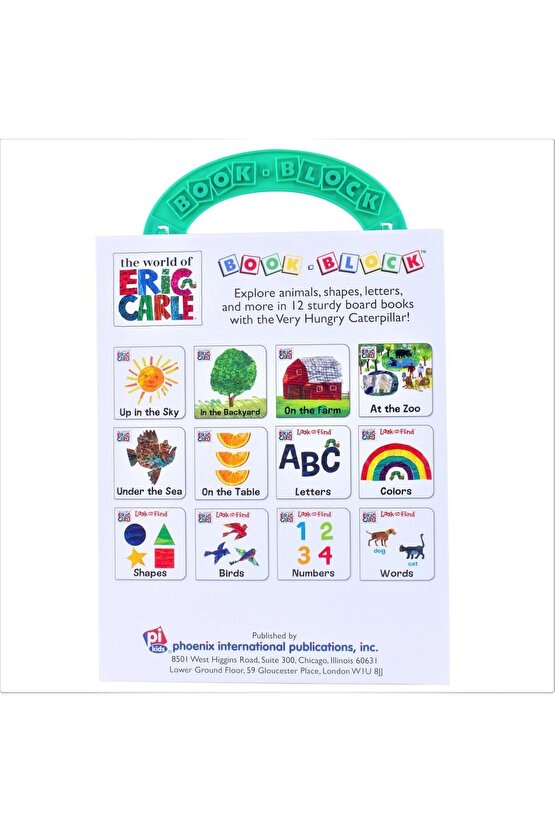 World of Eric Carle My First Library 12 Board Book Set: First Words, Alphabet, Numbers, and More!