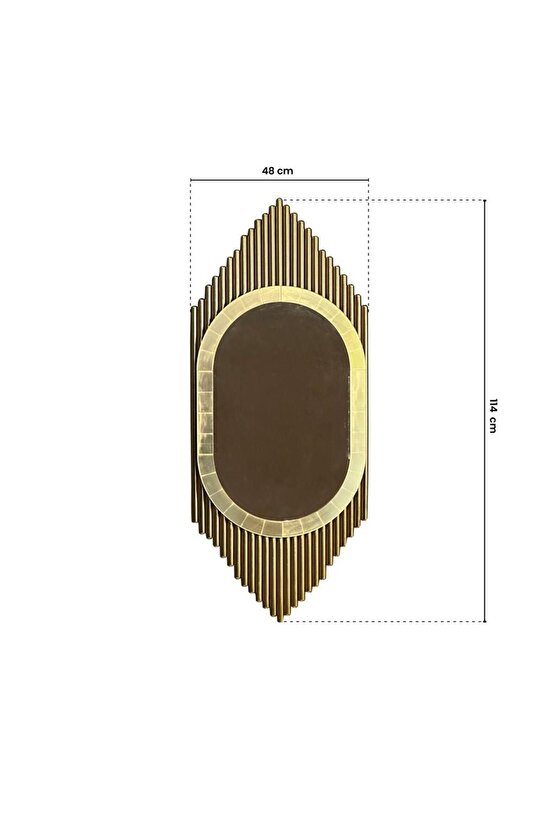 Dresuar Ultra Lak Kaplama Dresuar Seti Aynalı Metal Dresuar