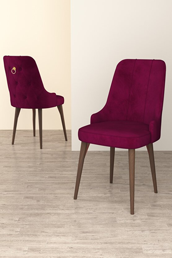 Rovena Alya Barok Desen 80x132 Mdf Açılabilir Yemek Masası Takımı 4 Sandalye 1 Bench BH10885