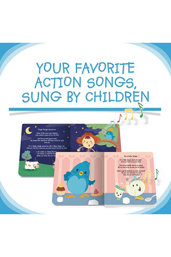 Ditty Bird: Action Songs  0-3 Yaş Çocuklar Için Ingilizce Sesli Kitap  Hareketli Şarkılar Kolektif