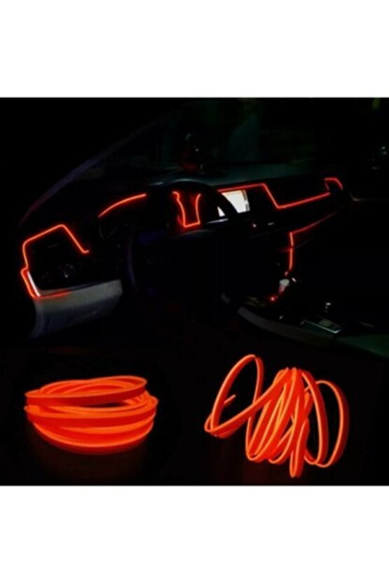 Fiat Linea Araç Içi Kırmızı Torpido Ledi - Ip Neon
