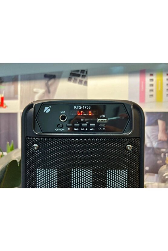 Led Işıklı Bluetooth Speaker Kablosuz Hoparlör Sd Kart Usb Girişli Fm Radyolu