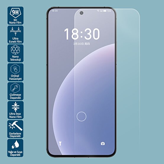 Wontis Meizu 20 Infinity Ultra Şeffaf Nano Ekran Koruyucu Film