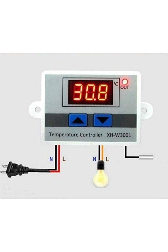 220V AC Dijital Termostat XH-W3001