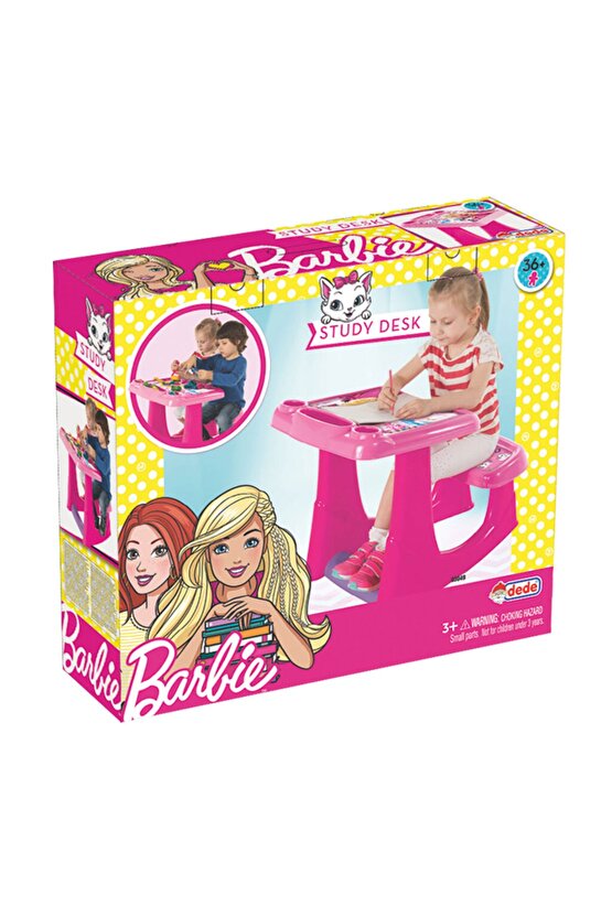 Barbie Çalışma Masası - Ders Çalışma Masası - Ders Seti - Çocuk Masası