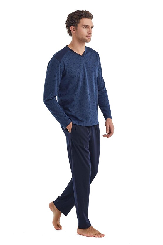 Erkek Uzun Kol Pijama Takımı 40099