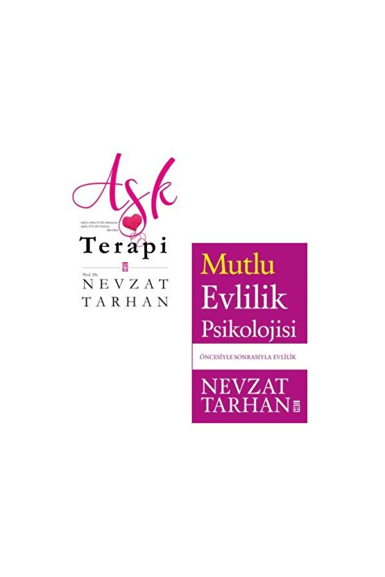 Aşk Terapi + Mutlu Evlilik Psikolojisi 2 Kitap Set - Nevzat Tarhan