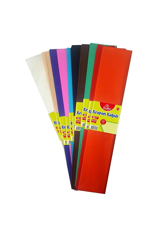 Bu-bu Krapon Kağıdı 10 Renk 50x200 Cm Kr0001
