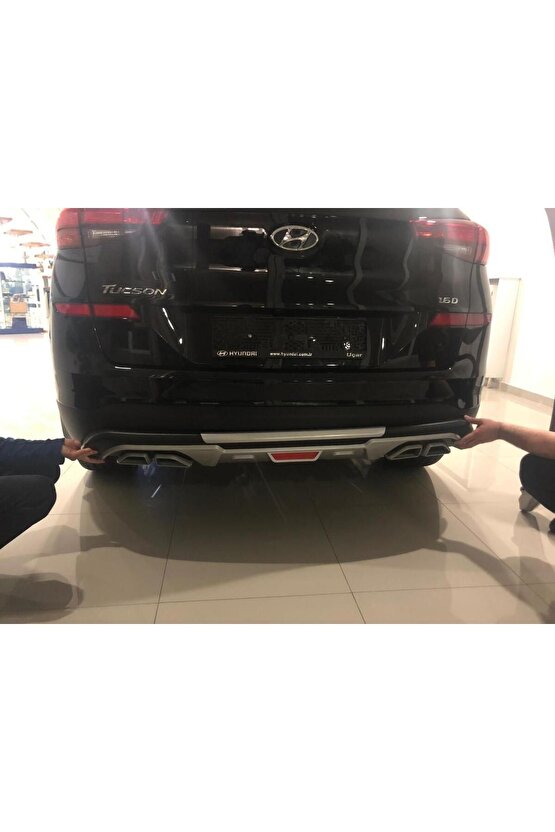 Hyundai Tucson Ön Arka Tampon Koruması Difüzör 2018 2019 2020 1.6 (KALIN TİP)