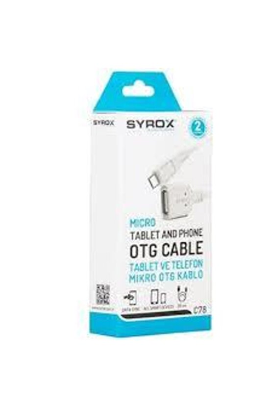Syx-c78 Otg Micro 1.0a Eco Kablo