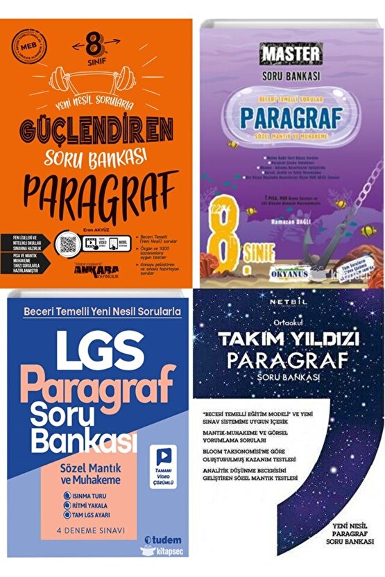 8.SINIF PARAGRAF 4 KİTAP SET