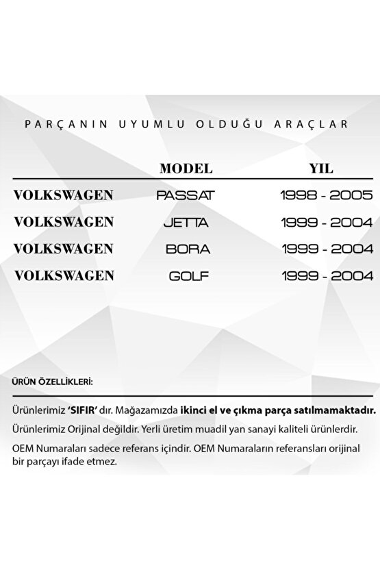 Vw Gol ,bora,jetta, Passat Için Cam Düğmesi Çerçeve Kapağı - Siyah