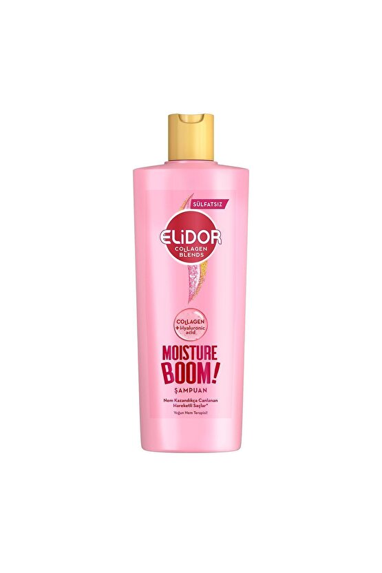 Collagen Blends Sülfatsız Saç Bakım Şampuanı Moisture Boom Yoğun Nem Terapisi 350 ml