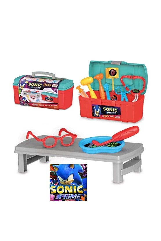Sonic Medikal Doktor Çantası Sonic Prime Oyuncak Doktor Seti