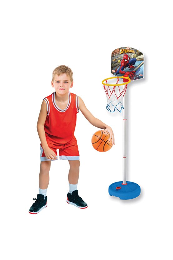 Spiderman Küçük Ayaklı Basket Potası Seti - Spor Oyuncakları - Basketbol Oyuncakları - Basket Seti