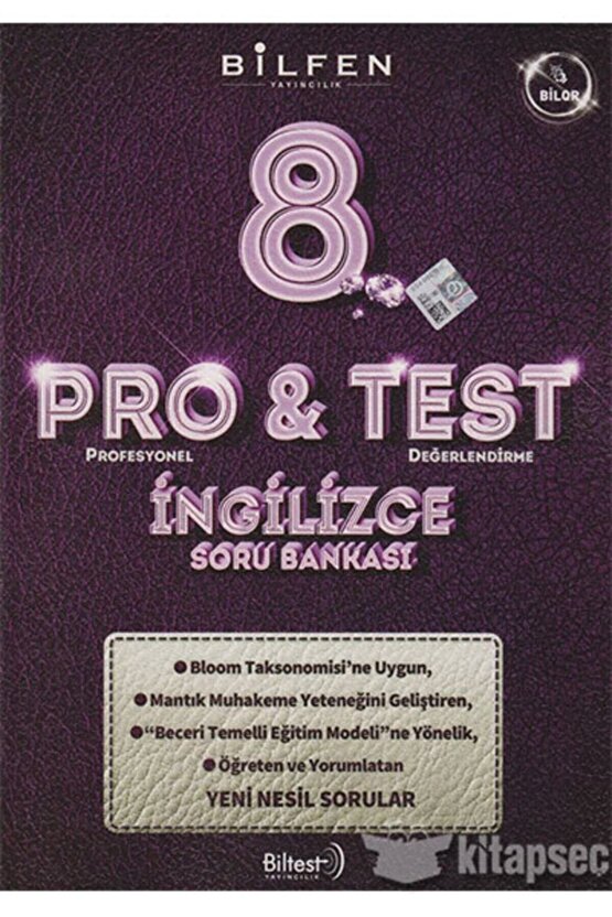 Bilfen 8. Sınıf Yeni Nesil Protest Ingilizce Soru Bankası