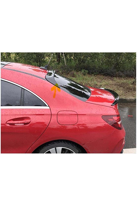 Mercedes Cla W117 Cam Üstü Spoiler Siyah Boyalı