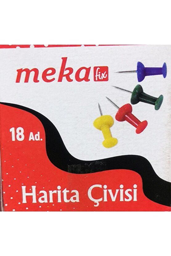 Harita Çivisi 18 Li Paket