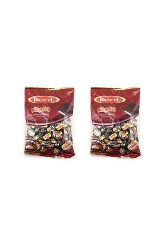 Çikolin Kakaolu Süt Toffe Şeker 2 Paket 2x1=2 kg